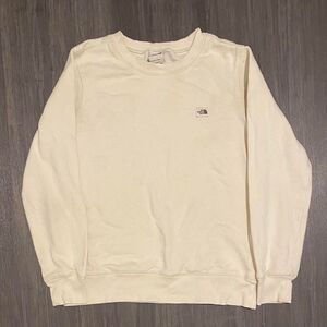 The-north-face Women's White and Cream Crewneck